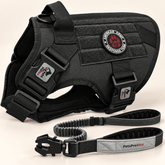 FurRoad Dog Harness with Tactical Dog Leash