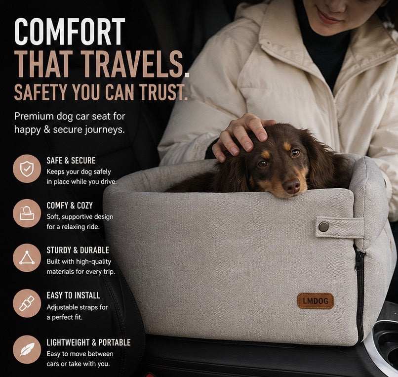 FurRoad Portable Pet Car Seat