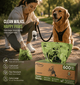 FurRoad Eco-Friendly Biodegradable Dog Poop Bags