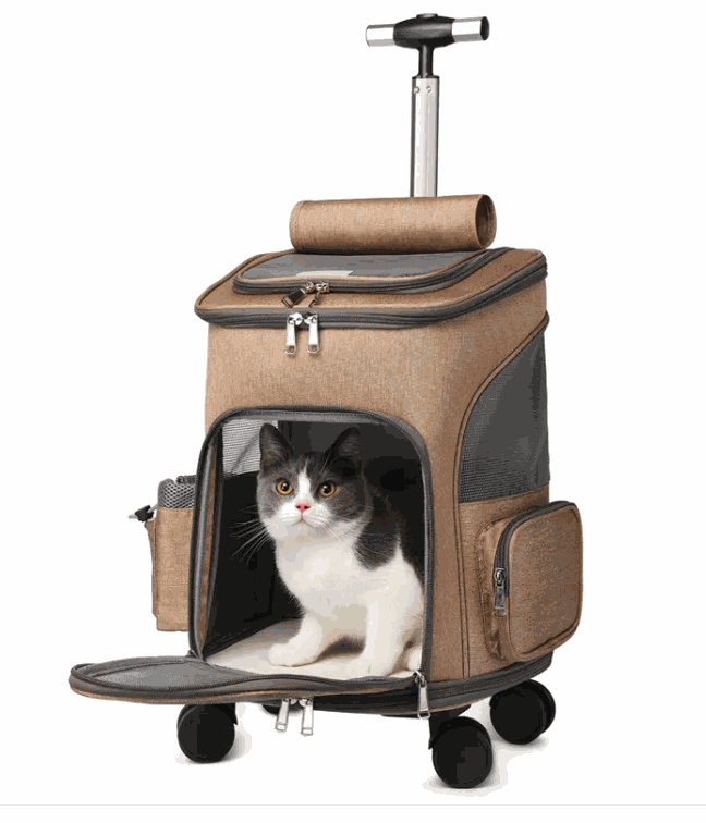 FurRoad Portable Folding Pet Trolley Backpack