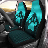 Car Seat Covers Dog Paw Woven Pattern Thick Durable - FurRoad