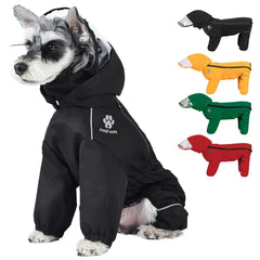 Dog Raincoat Waterproof Jacket with Hood Lightweight - FurRoad