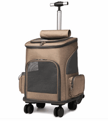 FurRoad Portable Folding Pet Trolley Backpack