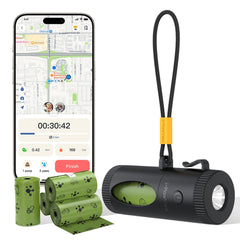 Dog Poop Bag Holder with Flashlight - FurRoad