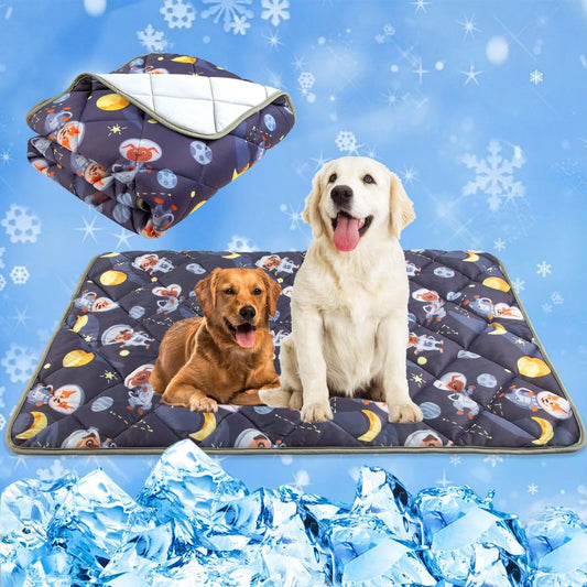Paw Legend Dog Cooling Mat for Dogs Cat Cooling Pad for Dog Pet Cooling Mat Cooling Blanket Summer Cool Tech Fabric Washable Dog Sleeping Pad on Kennel Sofa Bed Floor Car Seats X-Large