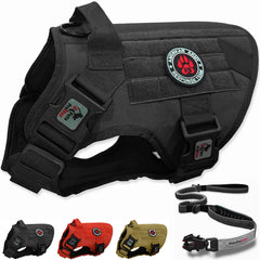 Dog Harness with Tactical Dog Leash