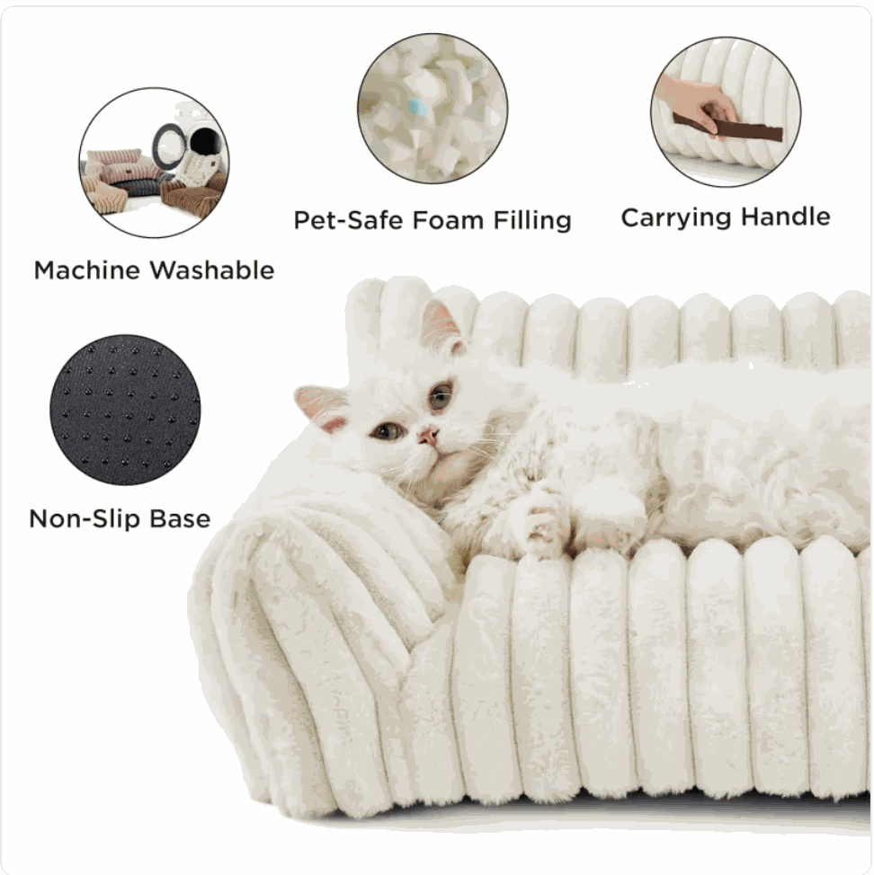 FurRoad Bedsure Cute Cat Sofa