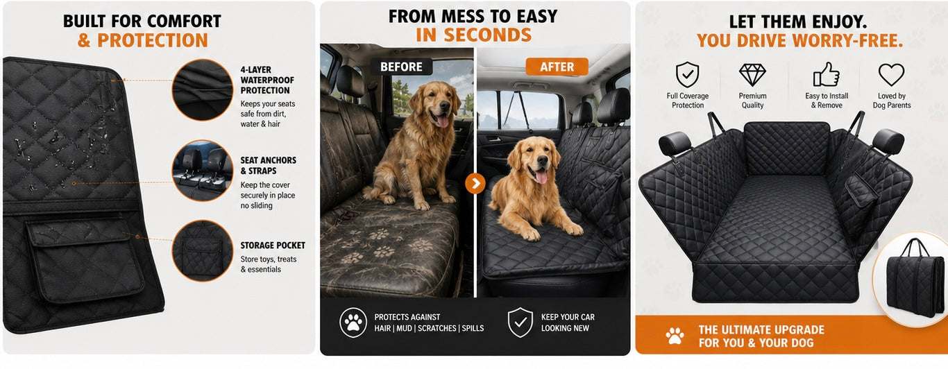 FurRoad Dog Back Seat Extender