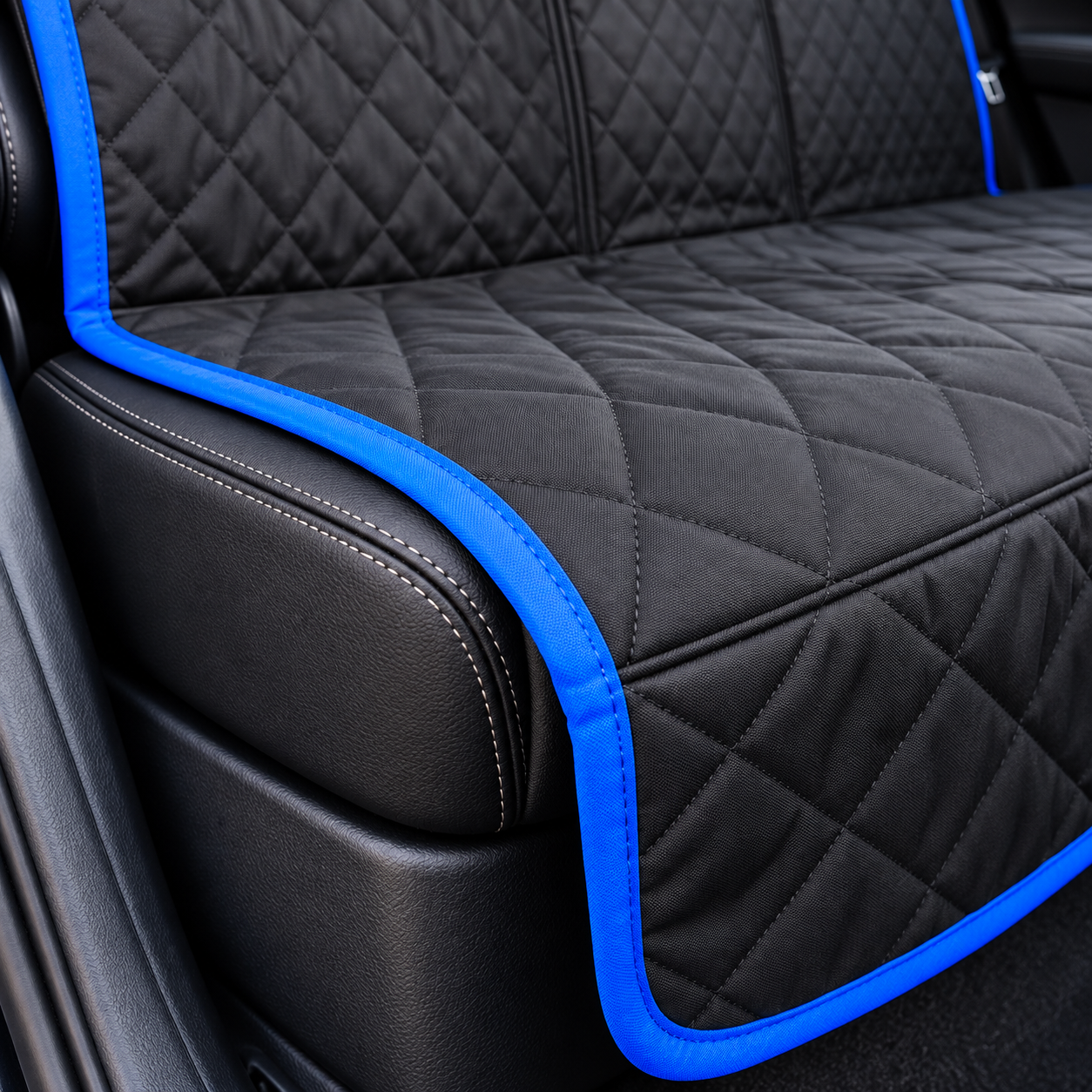 Dog Car Seat Cover with Seat Belt and Nonslip Design Heavy Duty Waterproof