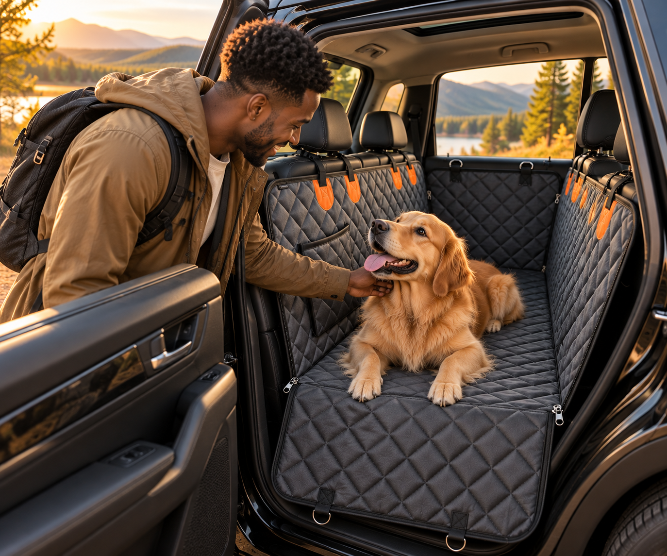 FurRoad Waterproof Dog Car Seat Cover