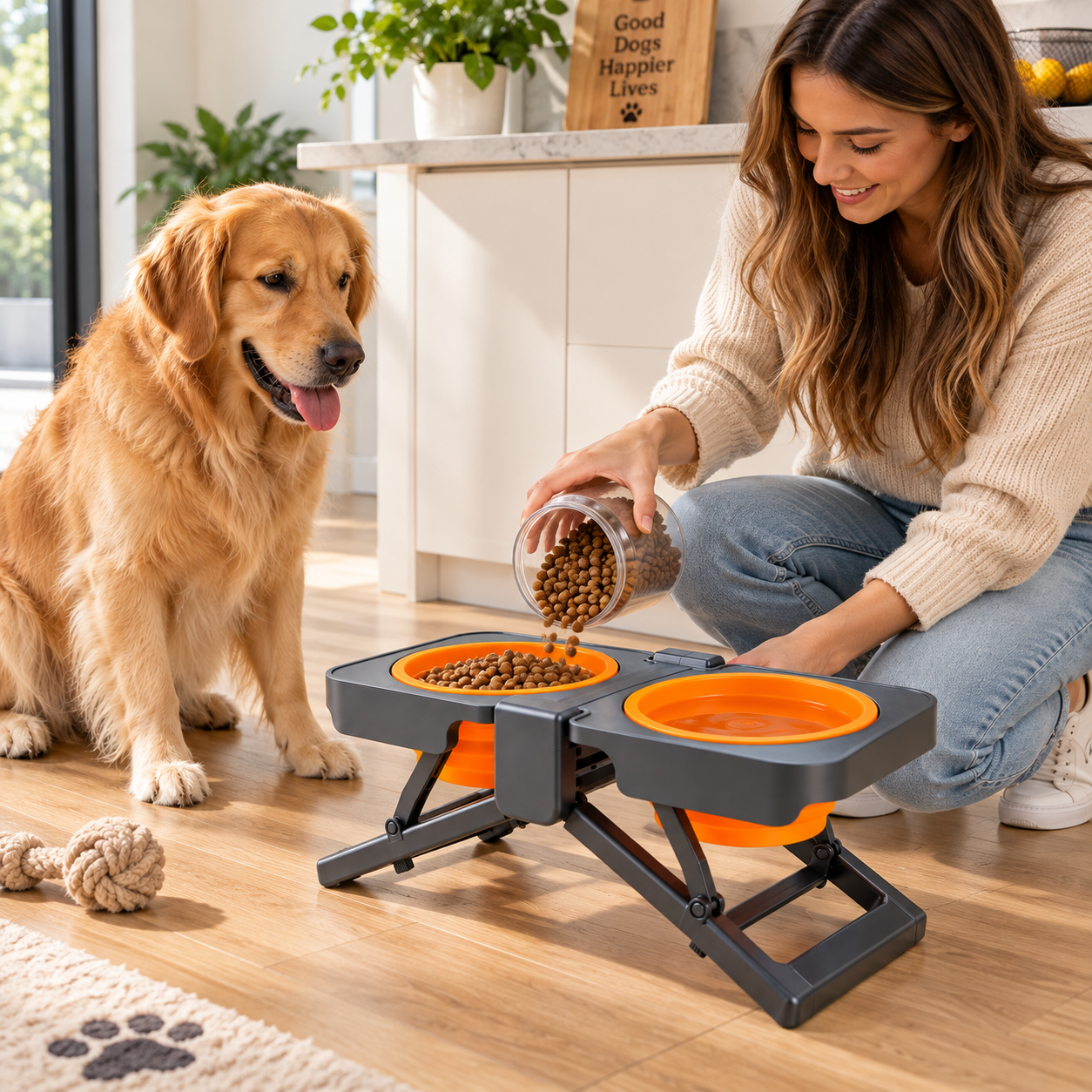 FurRoad Portable Dog Feeder
