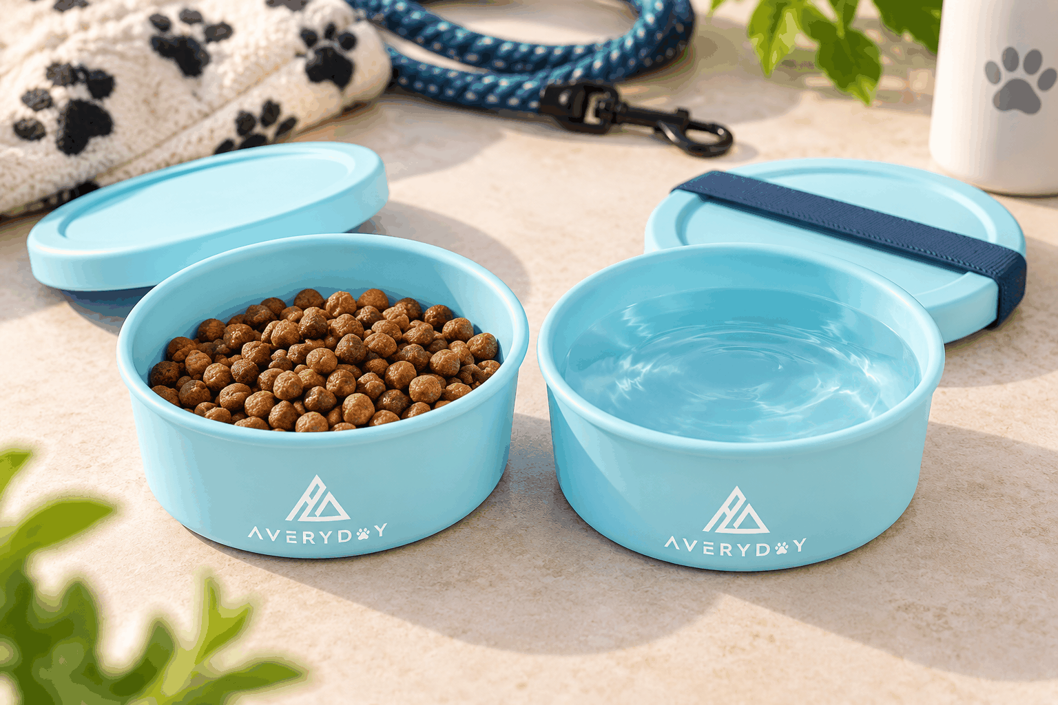 FurRoad Portable Dog Bowls