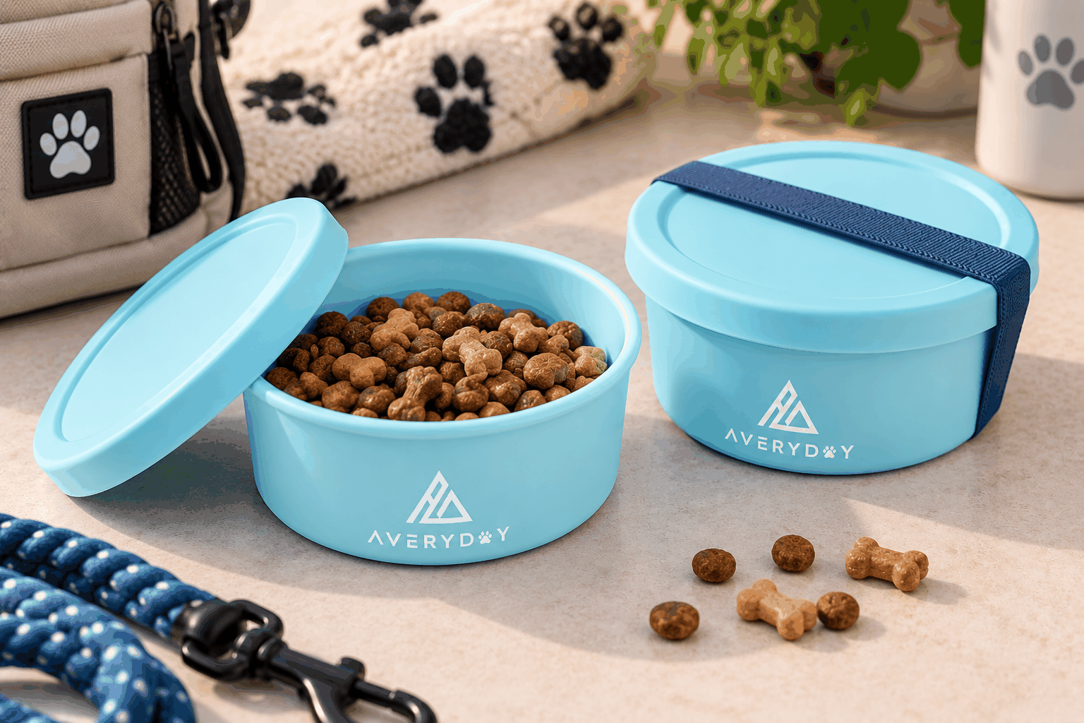 FurRoad Portable Dog Bowls