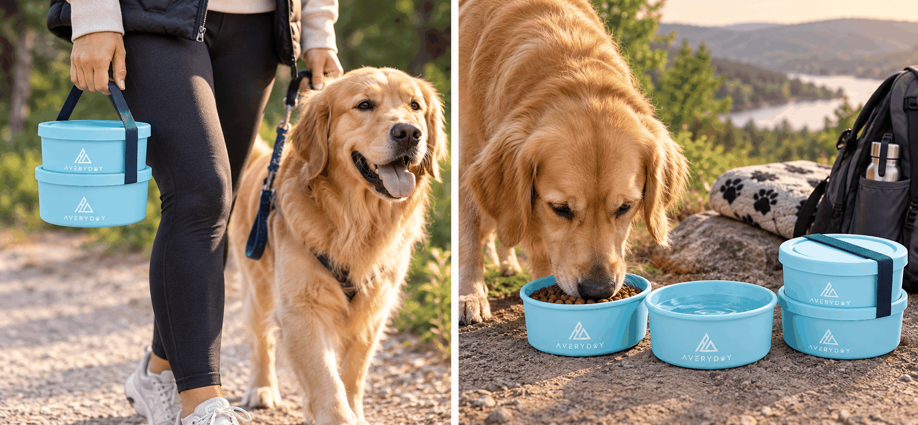 FurRoad Portable Dog Bowls