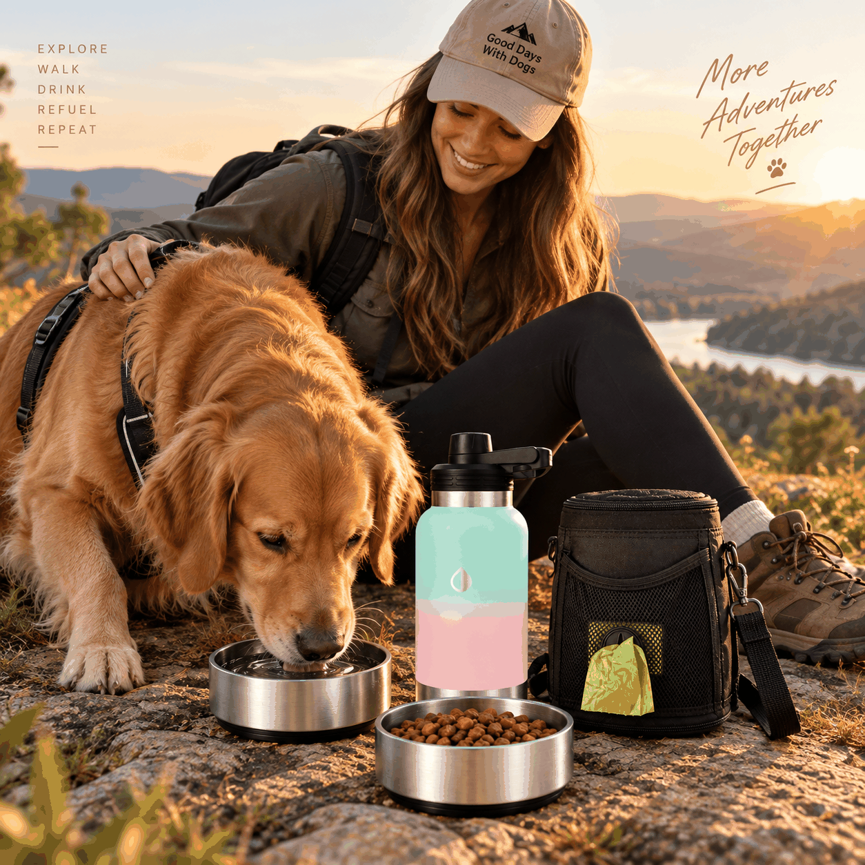 FurRoad Dog Travel Water Bottle