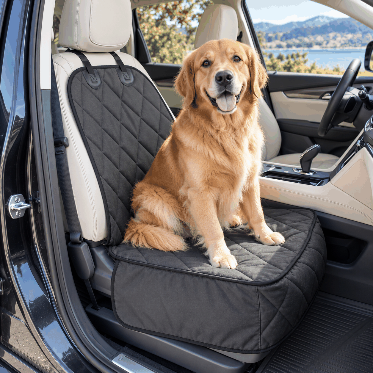 FurRoad Waterproof Dog Car Seat Cover