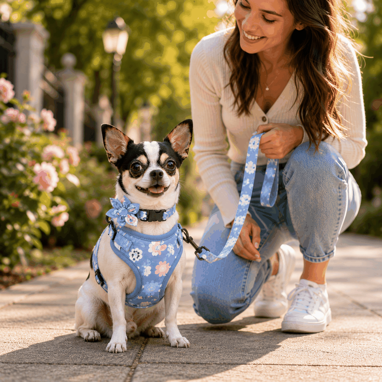 FurRoad Dog Harness and Leash Set