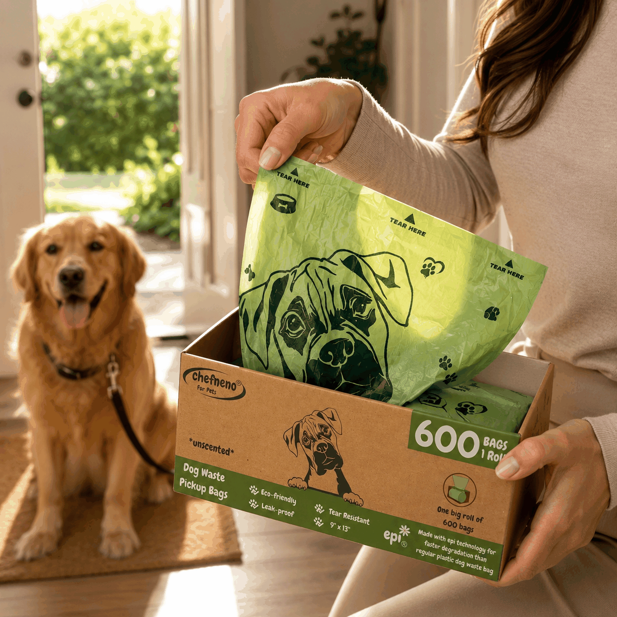 FurRoad Eco-Friendly Biodegradable Dog Poop Bags