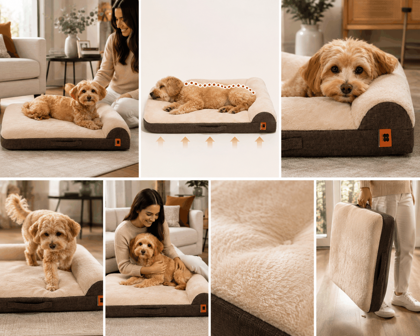 FurRoad Washable Dog Bed