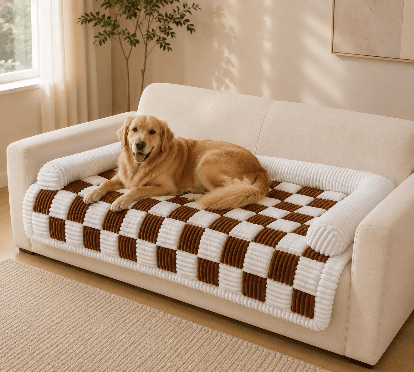 FurRoad Dog Sofa Cover Washable