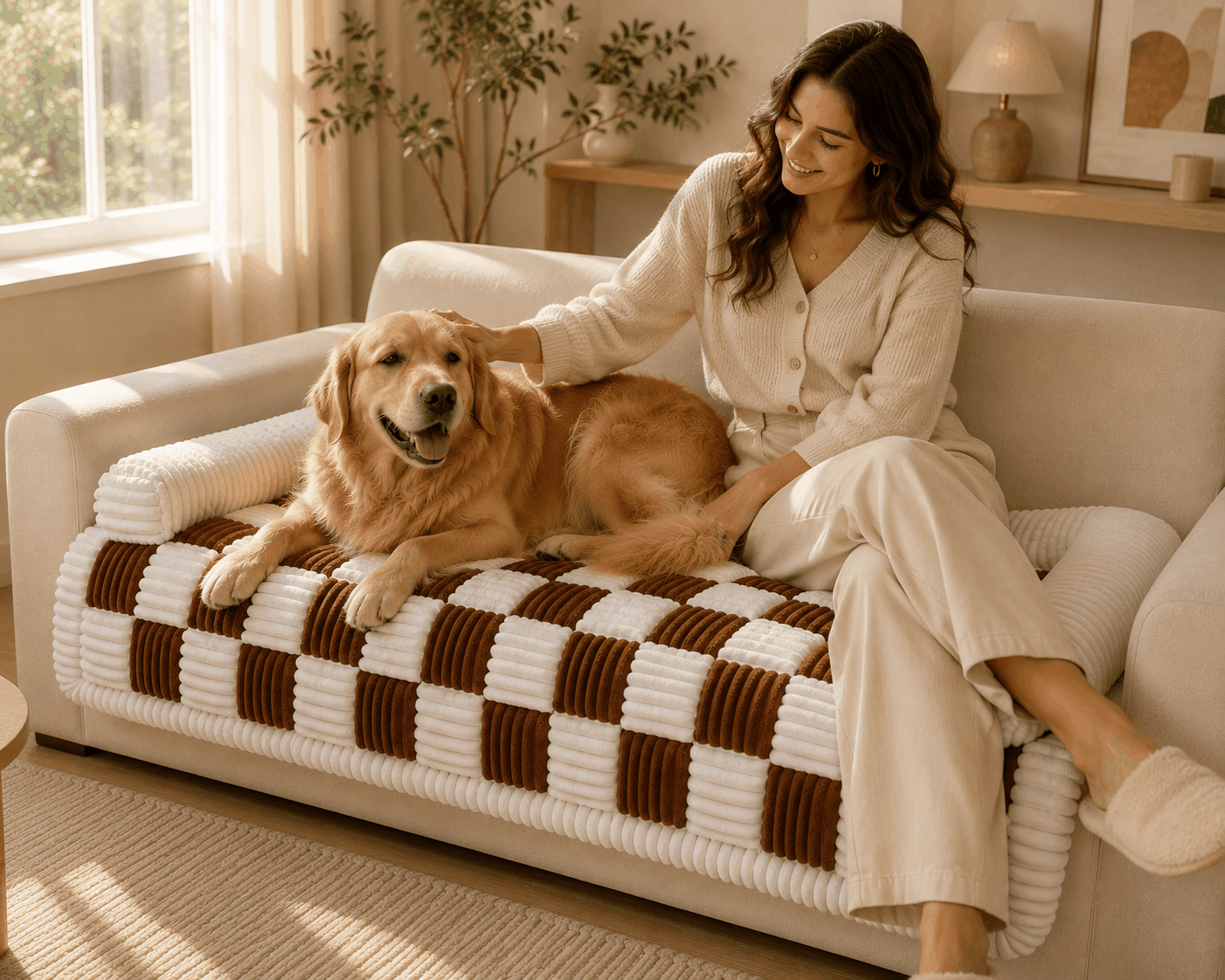 FurRoad Dog Sofa Cover Washable