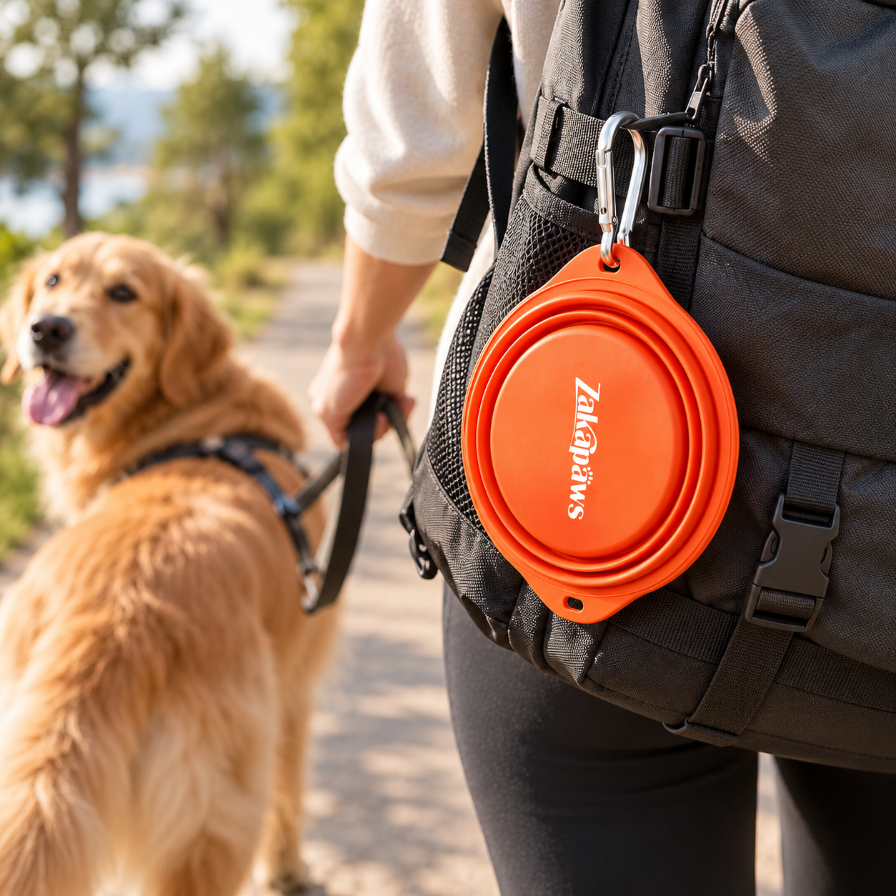 FurRoad portable dog travel bowl