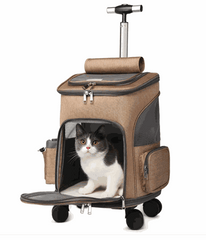 FurRoad Portable Folding Pet Trolley Backpack