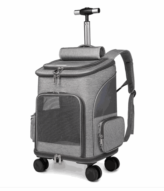 FurRoad Portable Folding Pet Trolley Backpack