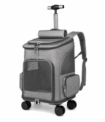 FurRoad Portable Folding Pet Trolley Backpack