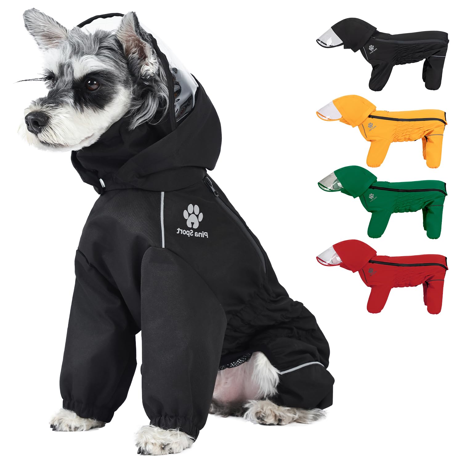 Dog Raincoat Waterproof Jacket with Hood Lightweight - FurRoad